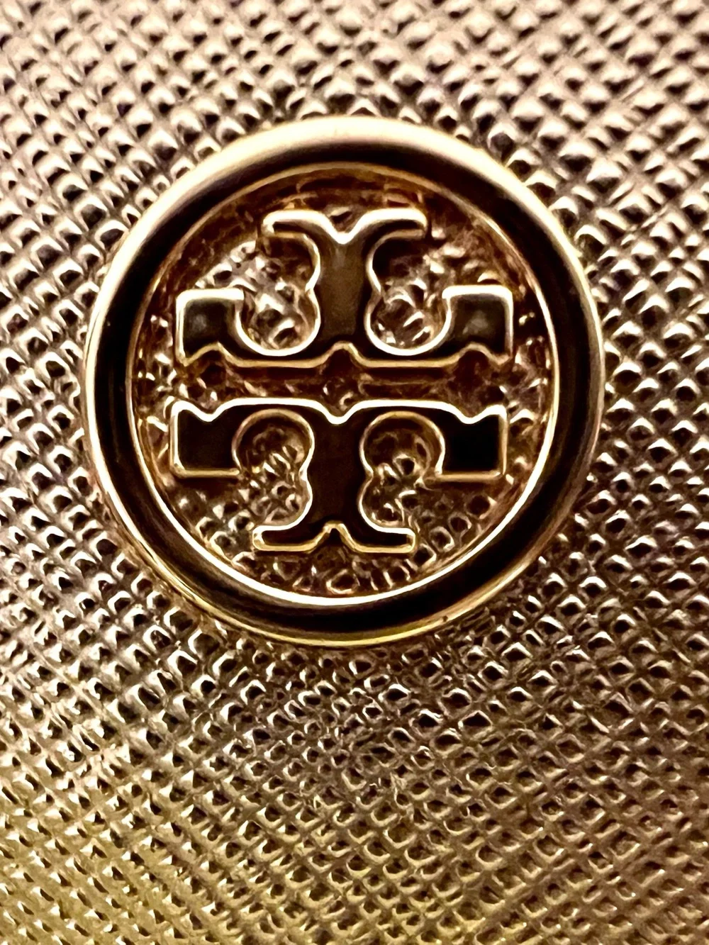 Tory Burch sleek metallic